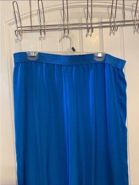 Parker Wide-Leg Jumpsuit Pants in Vibrant Blue